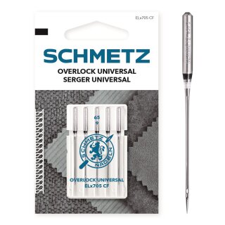 711107 - Schmetz - ELX705 CF Nm 65 SB5-Karte / Nadeldicke = 65 /  Preis pro Karte