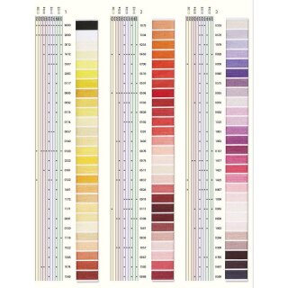 SILK-FINISH COTTON 50 150M  XSP Fb. 281 5 Spulen im Karton