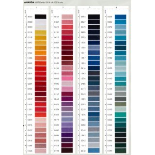 AMANDA 100 50m/55yds SP Fb. 0379 5 Spulen im Karton