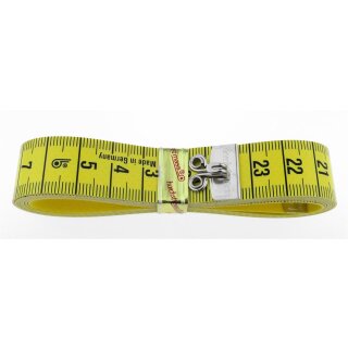 Taillenmaßband "profi" 150 cm mit Haken und Lochung