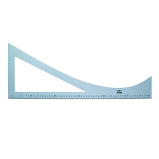 Reverswinkel aus Aluminium 60 cm Skala