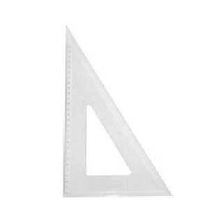 Dreieckswinkel Kunststoff 45 grad 32 x 15 cm