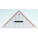 Geodreieck Acrylglas transparent mit abnehmbaren Griff,...