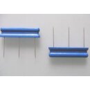 Nadelleiste 30 x 0,7 BLAU Kunsstoff 55 mm lang mit 3...