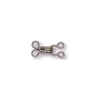 Haken/Augen schwarz 20/18 Gr. 4/0 Dose á 10 Paar