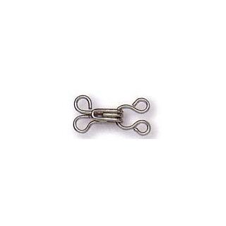 Haken/Augen vernickelt 13,5/12 Gr.3 Dose á 10 Paar