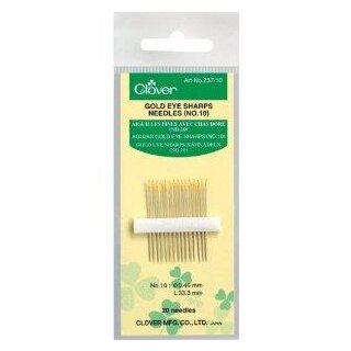 Nähnadeln Clover Goldöhr ST 10 20 Stück