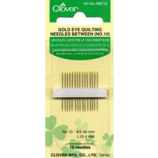 Nähnadeln Clover Goldöhr ST 9 15 Stück