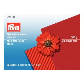 021141 Stecknadeln EIS 0,85 x 30 mm schwarz - PAD á 500 G