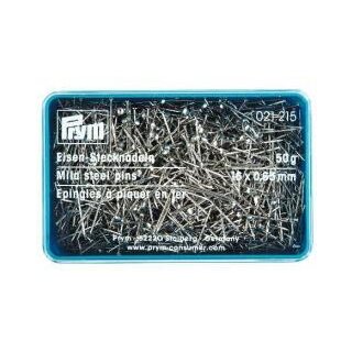 021230 Bastelstecknadeln EIS 0,65 x 16 mm silberfarbig - KTE á 25 G