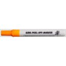 Peel-Off-Marker orange 1-2mm für glatte...