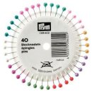 Abverkauf -028620 Perlkopf-Stecknadeln 0,58 x 40 mm bunt...