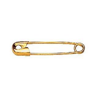 071276 Sicherheitsnadeln MS 38 mm goldfarbig - KTE á 12 ST