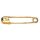 071276 Sicherheitsnadeln MS 38 mm goldfarbig - KTE á 12 ST