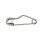 071369 Armblattbefestiger MS 19 mm silberfarbig - KTE á 10 ST