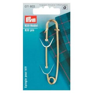 071603 Kiltnadel MS 76 mm goldfarbig - KTE á 1 ST
