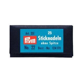 124170 Sticknadeln ohne Sp. ST 22 0,90 x 40 mm silberfarbig - BRF á 25 ST