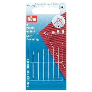 124429 Patentnähnadeln ST 5-9 silberfarbig - KTE á 6 ST