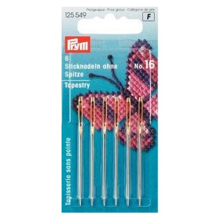 125549 Sticknadeln ohne Sp. ST 16 1,60 x 55 mm silberfarbig - KTE á 6 St