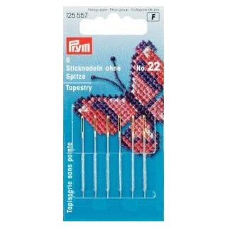 125557 Sticknadeln ohne Sp. ST 22 0,90 x 40 mm silberfarbig - KTE á 6 ST