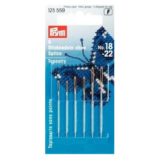 125559 Sticknadeln ohne Sp. ST 18-22 silberfarbig - KTE á 6 ST
