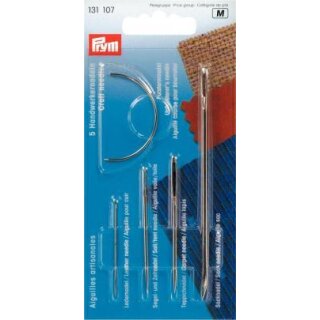 131107 Handwerkernadel-Sortiment klein ST silberfarbig - KTE á 5 ST