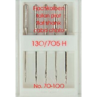 151304 Nähmaschinennadeln 130/705 Standard 70-100 - DOS á 5 ST