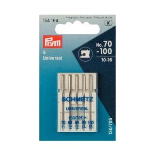 154164 Nähmaschinennadeln 130/705 Standard 70-100 - KTE á 5 ST