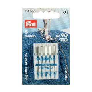 154520 Nähmaschinennadeln 130/705 Jeans 90-110 - KTE á 5 ST