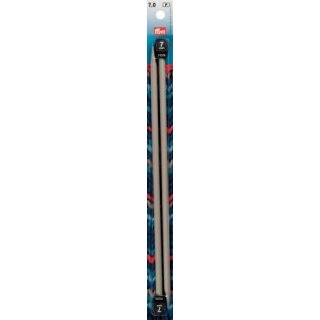 191440 Jackenstricknadeln ALU 30 cm 7,00 mm grau - KTE á 2 ST
