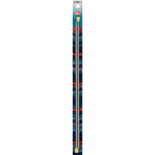 191460 Jackenstricknadeln ALU 35 cm 3,75 mm grau - KTE á 2 ST