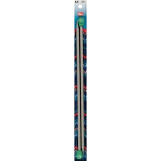 191471 Jackenstricknadeln ALU 35 cm 6,50 mm grau - KTE á 2 ST