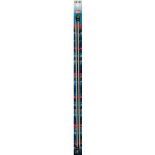 191476 Jackenstricknadeln ALU 40 cm 4,00 mm grau - KTE á 2 ST