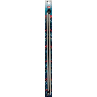 191481 Jackenstricknadeln ALU 40 cm 7,00 mm grau - KTE á 2 ST