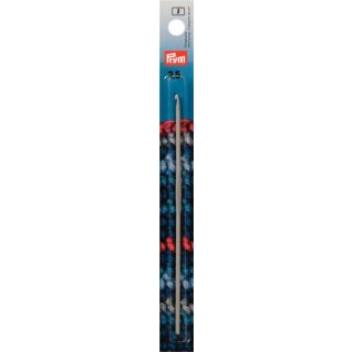 195136 Woll-Häkelnadeln ohne Griff ALU 14 cm 2,50 mm grau - KTE á 1 ST