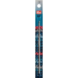 195137 Woll-Häkelnadeln ohne Griff ALU 14 cm 3,00 mm grau - KTE á 1 ST