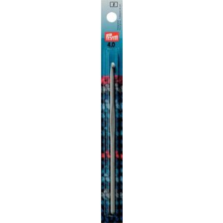 195139 Woll-Häkelnadeln ohne Griff ALU 14 cm 4,00 mm grau - KTE á 1 ST
