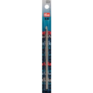 195141 Woll-Häkelnadeln ohne Griff ALU 14 cm 5,00 mm grau - KTE á 1 ST
