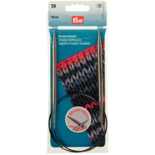 212192 Rundstricknadeln MS 60 cm 7,00 mm silberfarbig - BTL á 1 ST