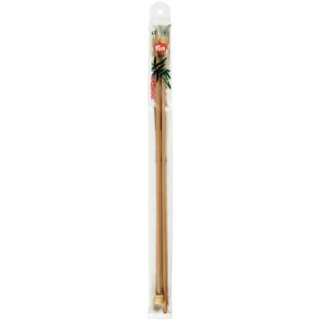 Abverkauf - 221118 - Jackenstricknadeln BAMBUS 33 cm 5,50 mm - KTE á 2 St