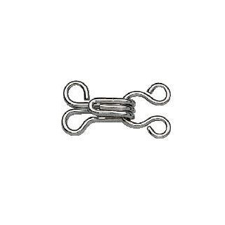 Abverkauf -261216 Haken und Augen V2A 3 silberfarbig - KTE á 25 ST