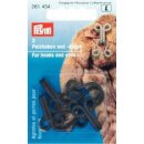 261454 Pelzhaken und Augen ST braun - KTE á 3 ST