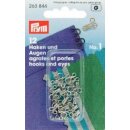 263844 Federhaken und Augen MS 1 silberfarbig - KTE...