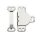 265245 Hosen/Rockhaken und Stege MS 9,5 mm silberfarbig - KAR á 200 ST