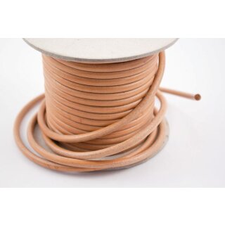 Rundriemen aus Kernleder 5 mm - Preis per m