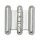 265820 NF-Hosenhaken u. Stege m. Schließplatte ST 13mm silberfarb. - DOS á 100 ST