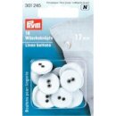 301245 Wäscheknöpfe Leinen 26 17 mm weiß...