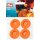 Abverkauf - 315101 Kostümknöpfe 35 mm orange - KTE á 4 St
