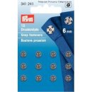341241 Annäh-Druckknöpfe MS 6 mm silberfarbig -...