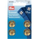 341811 Annäh-Druckknöpfe MS 17 mm goldfarbig -...